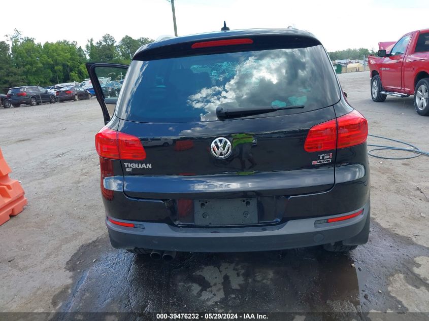 2016 Volkswagen Tiguan Se VIN: WVGBV7AX9GW600436 Lot: 39476232