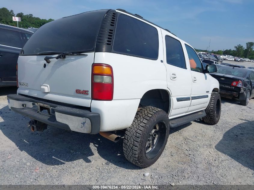 2002 GMC Yukon Slt VIN: 1GKEC13Z62J287147 Lot: 39476234