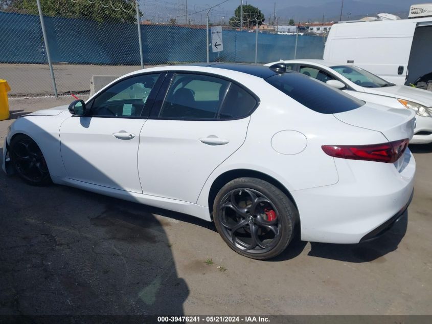 2019 Alfa Romeo Giulia Sport Rwd VIN: ZARFAMAN9K7606468 Lot: 39476241