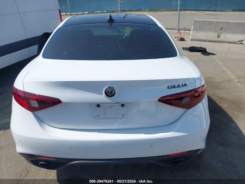 2019 Alfa Romeo Giulia Sport Rwd VIN: ZARFAMAN9K7606468 Lot: 39476241