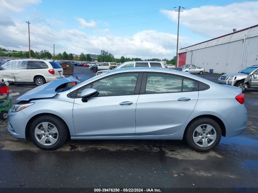 2018 Chevrolet Cruze Ls Auto VIN: 1G1BC5SM8J7223398 Lot: 39476250