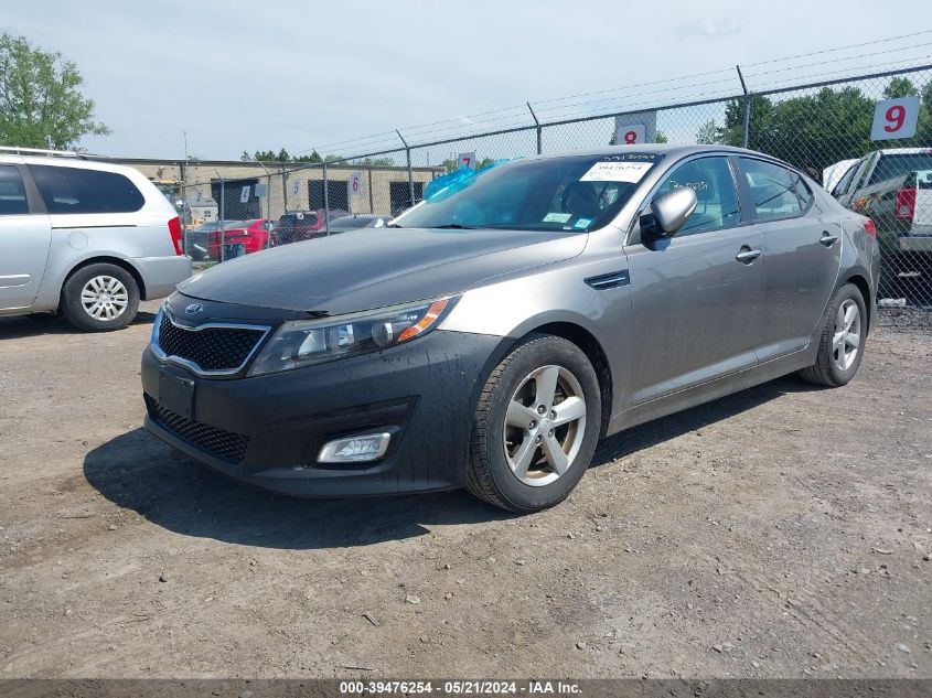 2014 Kia Optima Lx VIN: 5XXGM4A7XEG319160 Lot: 39476254