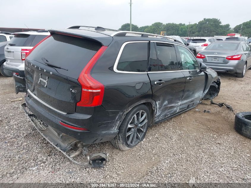 2016 Volvo Xc90 T6 Momentum VIN: YV4A22PK4G1046448 Lot: 39476257