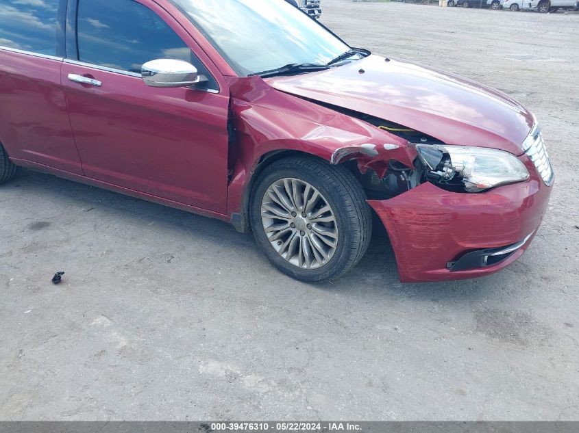 2013 Chrysler 200 Limited VIN: 1C3CCBCG3DN598431 Lot: 39476310