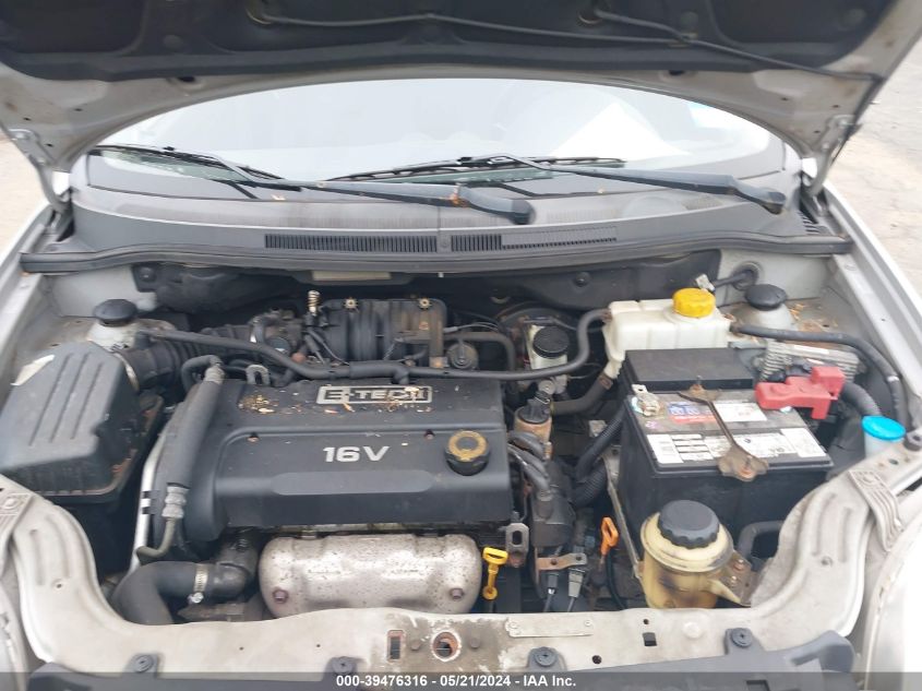 2008 Chevrolet Aveo Ls VIN: KL1TD56608B049457 Lot: 39476316