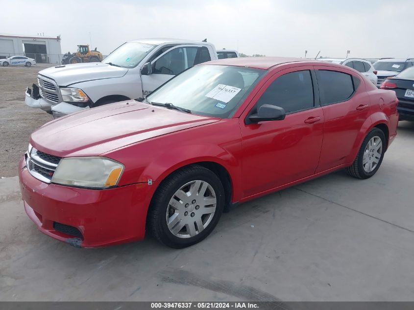 2014 Dodge Avenger Se VIN: 1C3CDZABXEN115791 Lot: 39476337