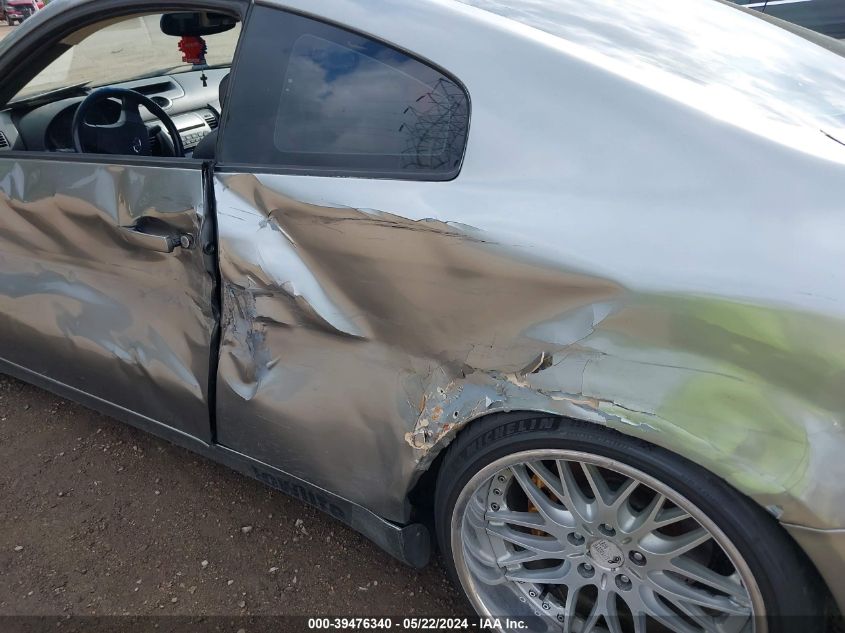 2003 Infiniti G35 Base W/6 Speed Manual VIN: JNKCV54E43M212588 Lot: 39476340