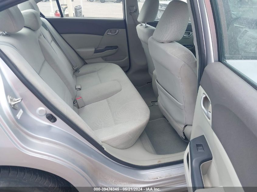 2012 Honda Civic Lx VIN: 19XFB2E5XCE003472 Lot: 39476345