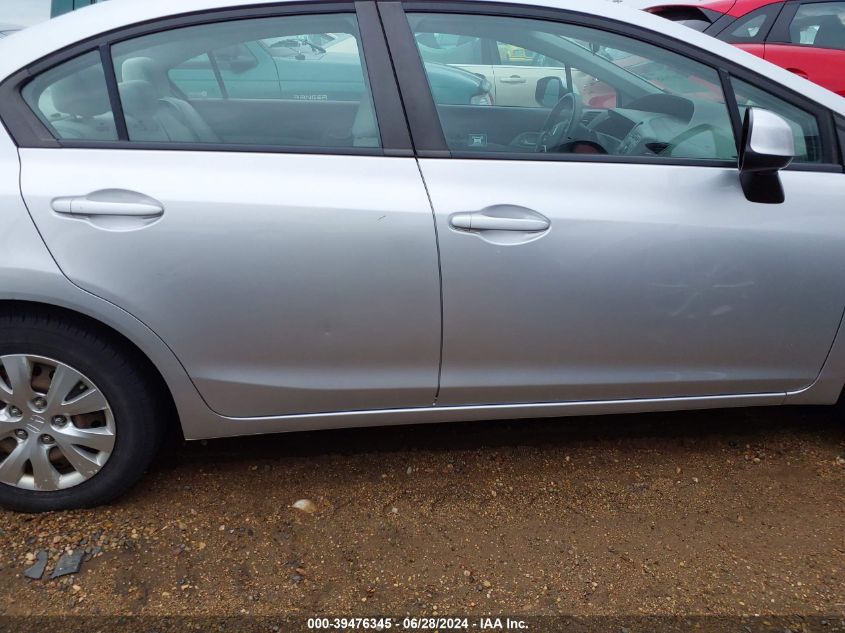 2012 Honda Civic Lx VIN: 19XFB2E5XCE003472 Lot: 39476345