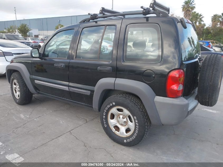 2003 Jeep Liberty Sport/Freedom VIN: 1J4GL48K33W589205 Lot: 39476350