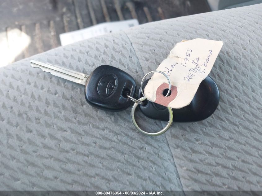 2011 Toyota Sienna Le V6 VIN: 5TDKK3DC0BS036859 Lot: 39476354