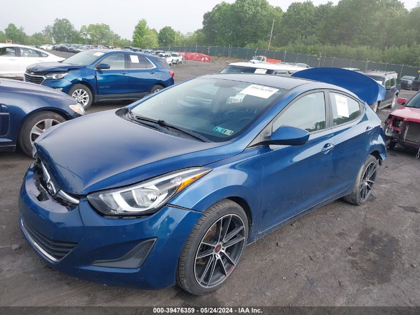 2016 Hyundai Elantra Se VIN: KMHDH4AE1GU543108 Lot: 39476359