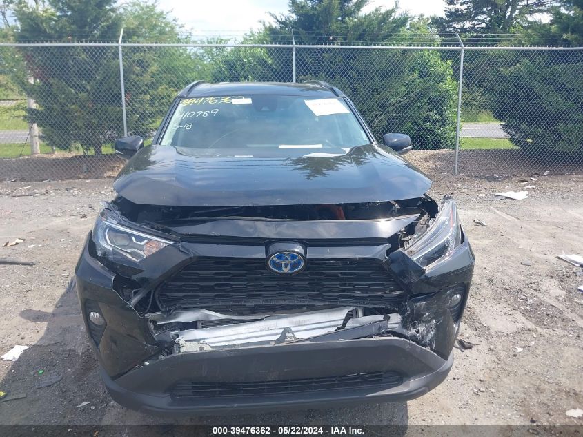 2021 Toyota Rav4 Xle Premium Hybrid VIN: 4T3B6RFV8MU024272 Lot: 39476362