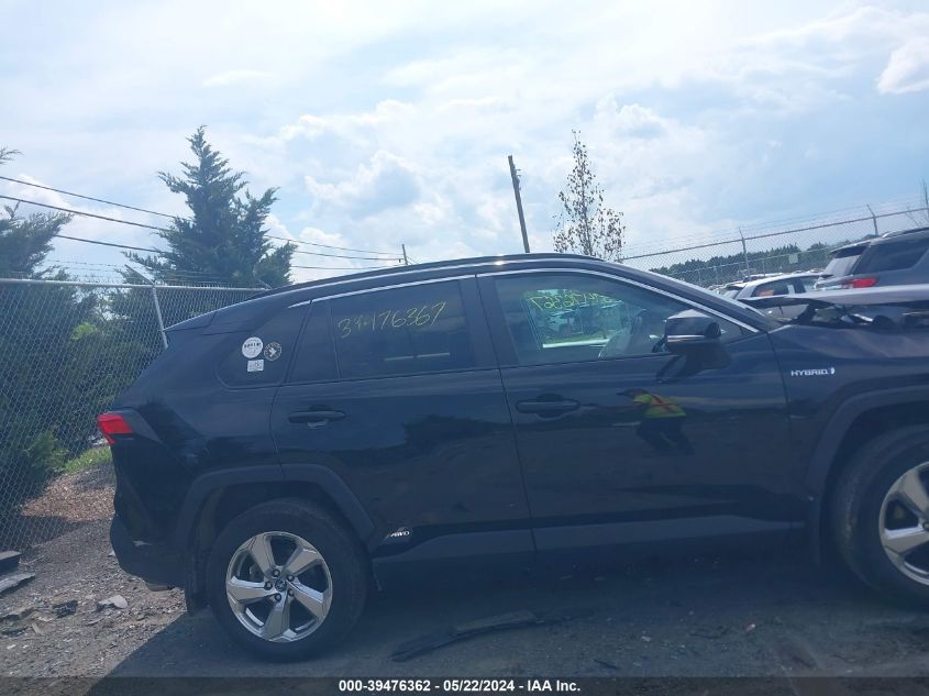 2021 Toyota Rav4 Xle Premium Hybrid VIN: 4T3B6RFV8MU024272 Lot: 39476362