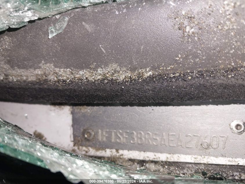2010 Ford F-350 Xl/Xlt VIN: 1FTSF3BR5AEA27607 Lot: 39476380