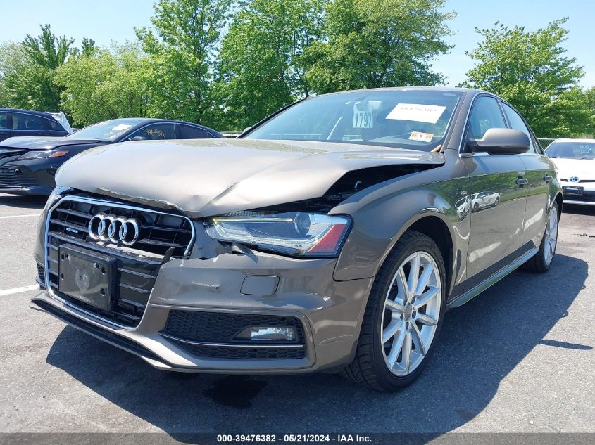 2015 AUDI A4 2.0T PREMIUM - WAUFFAFLXFN042555