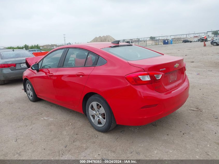 2017 Chevrolet Cruze Ls Auto VIN: 1G1BC5SM4H7220136 Lot: 39476383