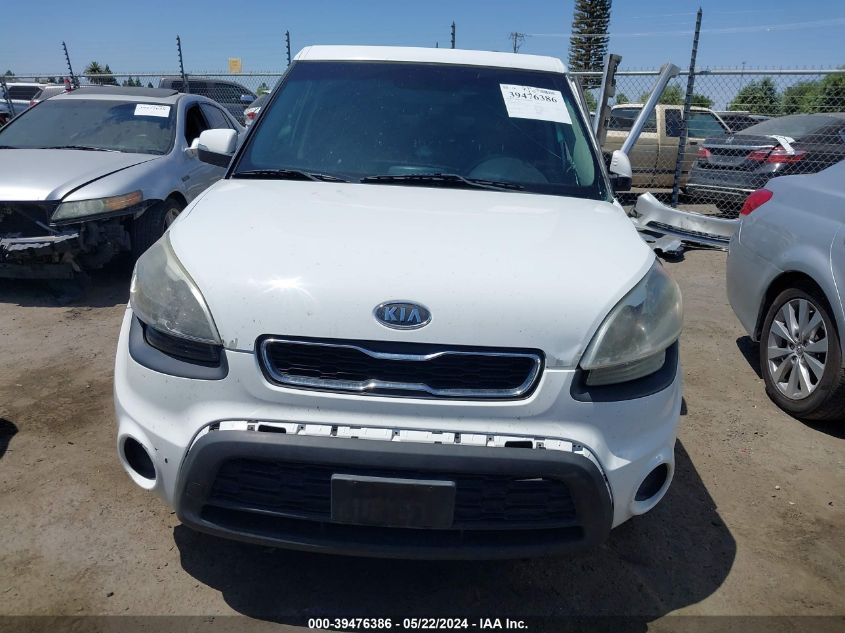 2012 Kia Soul + VIN: KNDJT2A65C7372911 Lot: 39476386