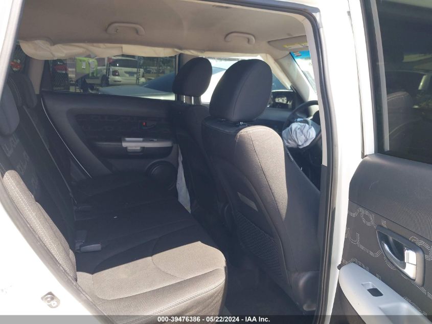 2012 Kia Soul + VIN: KNDJT2A65C7372911 Lot: 39476386