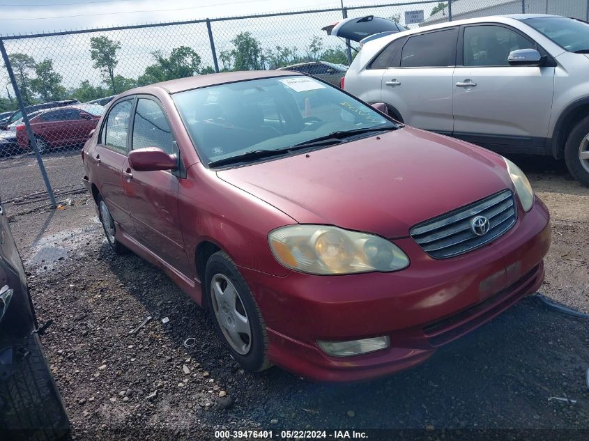 2003 Toyota Corolla S VIN: 1NXBR32E13Z075954 Lot: 39476401