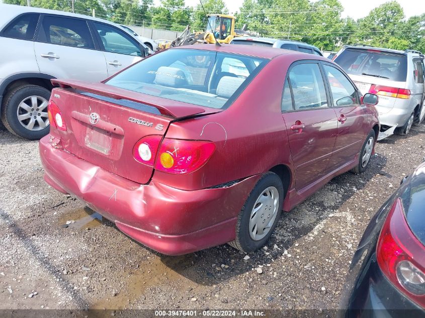 2003 Toyota Corolla S VIN: 1NXBR32E13Z075954 Lot: 39476401