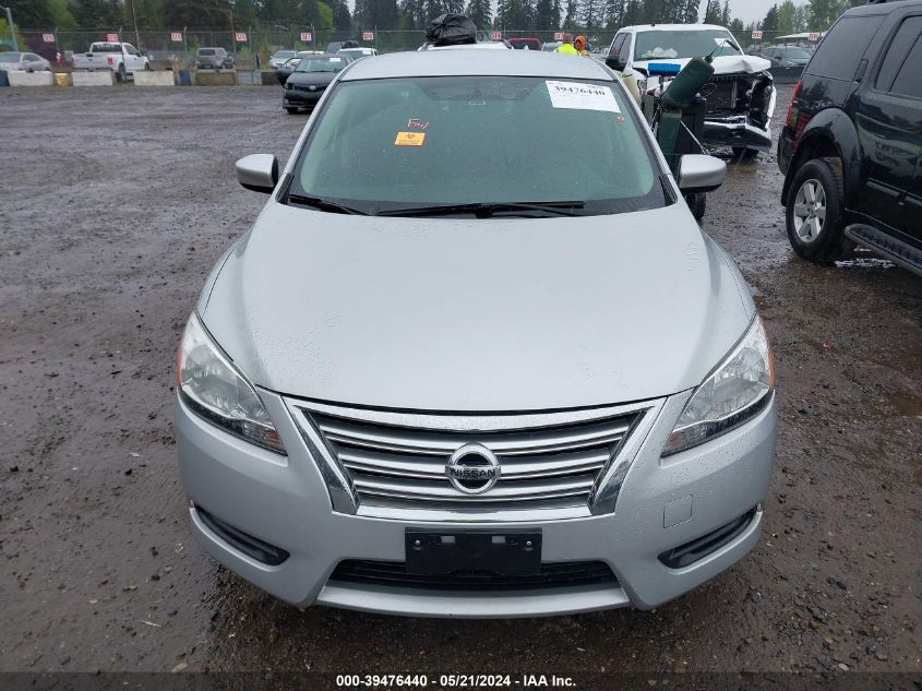 2015 Nissan Sentra Fe+ S/S/Sl/Sr/Sv VIN: 3N1AB7AP0FY262850 Lot: 39476440