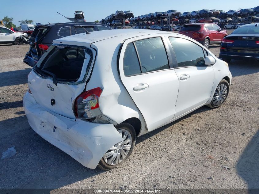 2011 Toyota Yaris VIN: JTDKT4K32B5337337 Lot: 39476444