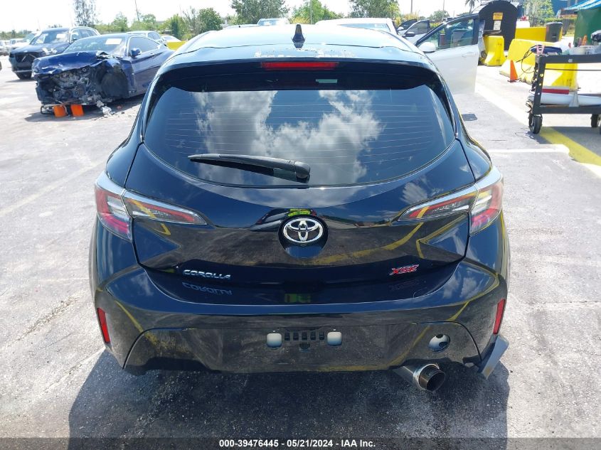 2020 Toyota Corolla Xse VIN: JTNA4RBE6L3099590 Lot: 39476445