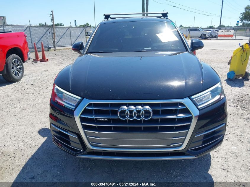 2018 Audi Q5 2.0T Premium/2.0T Tech Premium VIN: WA1ANAFY5J2109093 Lot: 39476491