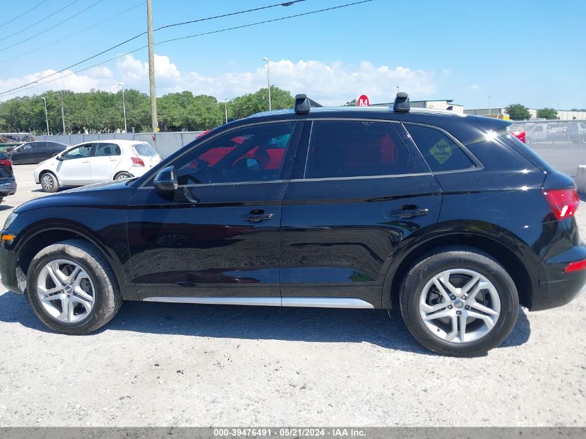 2018 Audi Q5 2.0T Premium/2.0T Tech Premium VIN: WA1ANAFY5J2109093 Lot: 39476491