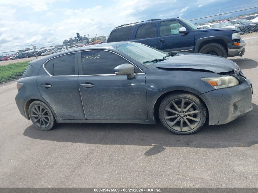 2011 Lexus Ct 200H Premium VIN: JTHKD5BH8B2013159 Lot: 39476509
