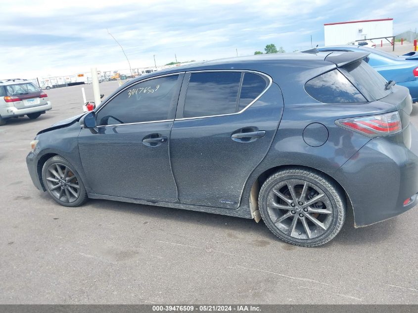 2011 Lexus Ct 200H Premium VIN: JTHKD5BH8B2013159 Lot: 39476509