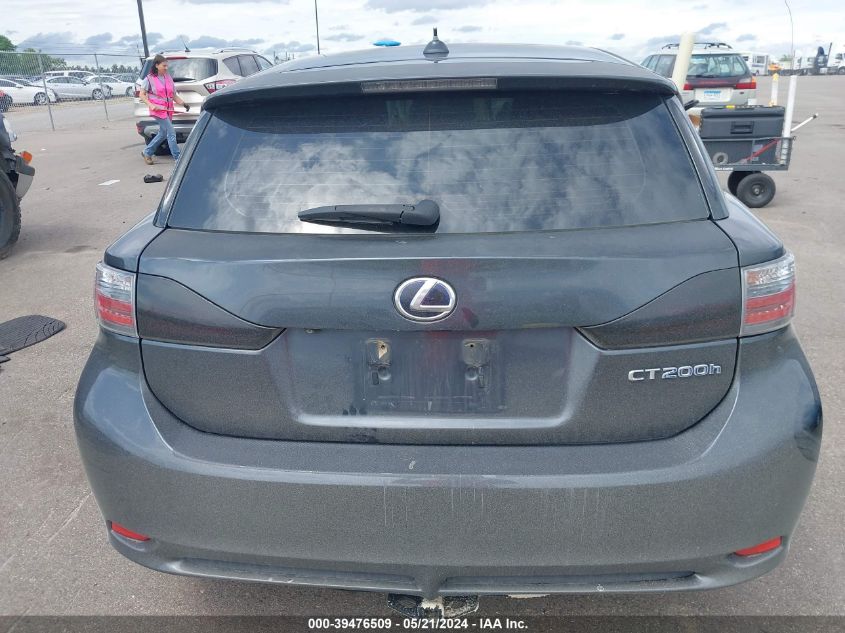 2011 Lexus Ct 200H Premium VIN: JTHKD5BH8B2013159 Lot: 39476509