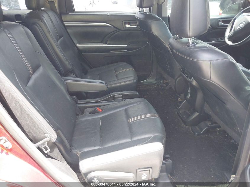 2018 Toyota Highlander Se VIN: 5TDKZRFH4JS544001 Lot: 39476511