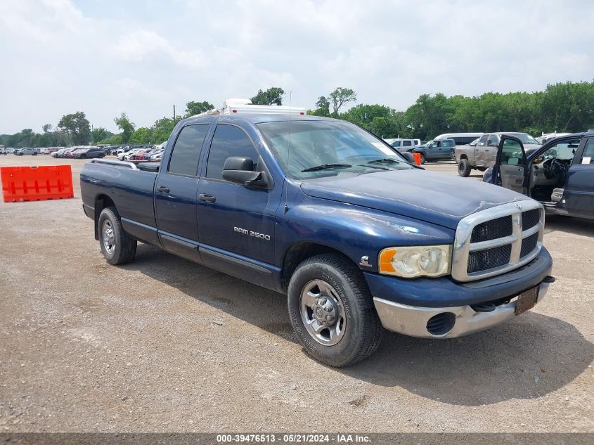 2003 Dodge Ram 2500 Slt/Laramie/St VIN: 3D7KA28C73G853355 Lot: 39476513