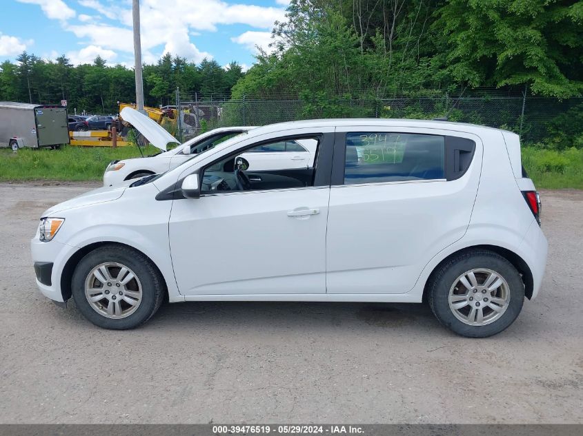 2013 Chevrolet Sonic Lt Auto VIN: 1G1JC6SG5D4151187 Lot: 39476519