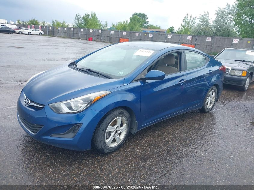 2015 Hyundai Elantra Se VIN: KMHDH4AE3FU416679 Lot: 39476526