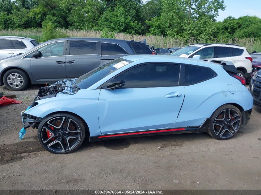 2021 Hyundai Veloster N VIN: KMHT36AH4MU010214 Lot: 39476564