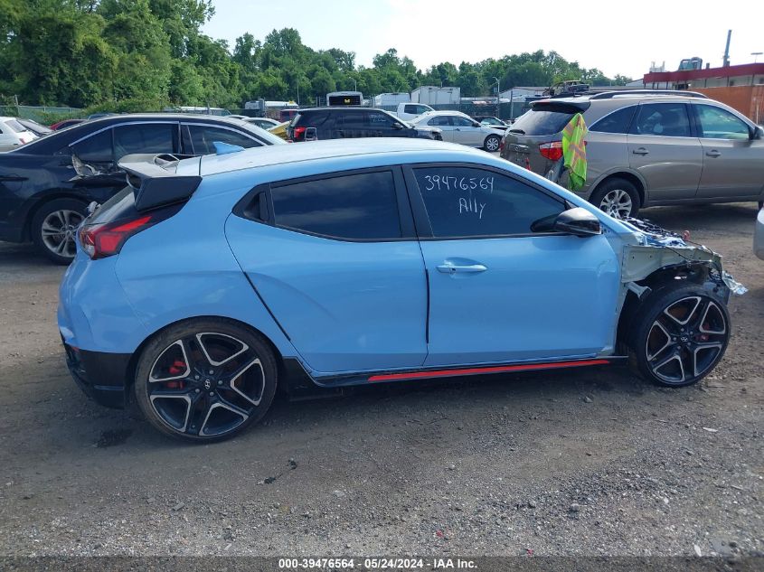 2021 Hyundai Veloster N VIN: KMHT36AH4MU010214 Lot: 39476564