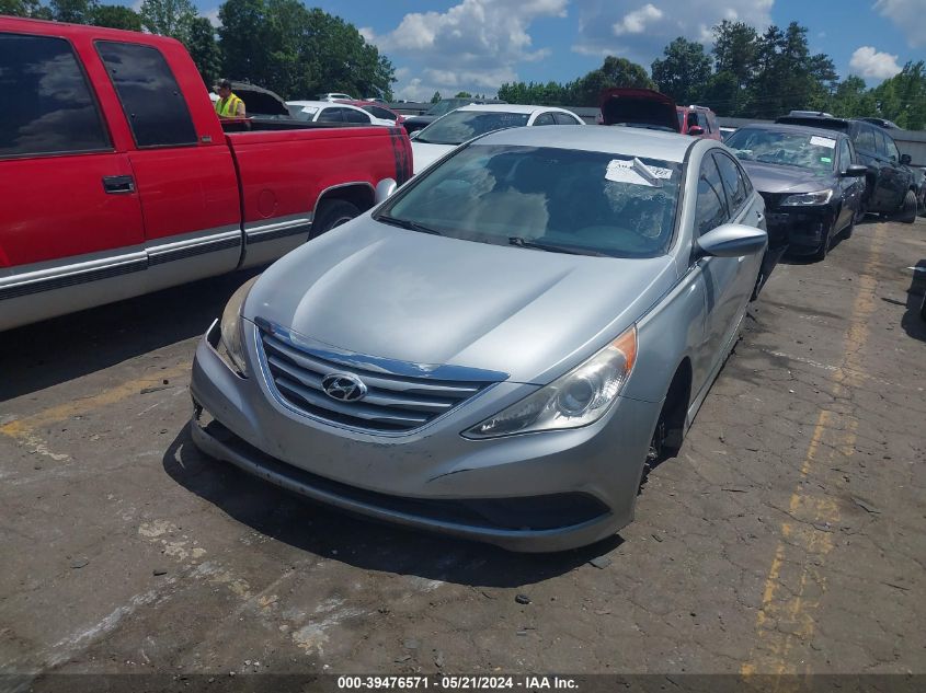 2014 Hyundai Sonata Gls VIN: 5NPEB4AC5EH850118 Lot: 39476571