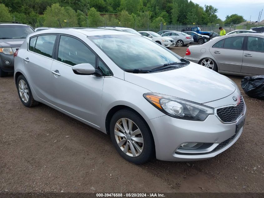 2014 Kia Forte Ex VIN: KNAFX5A87E5165543 Lot: 39476588