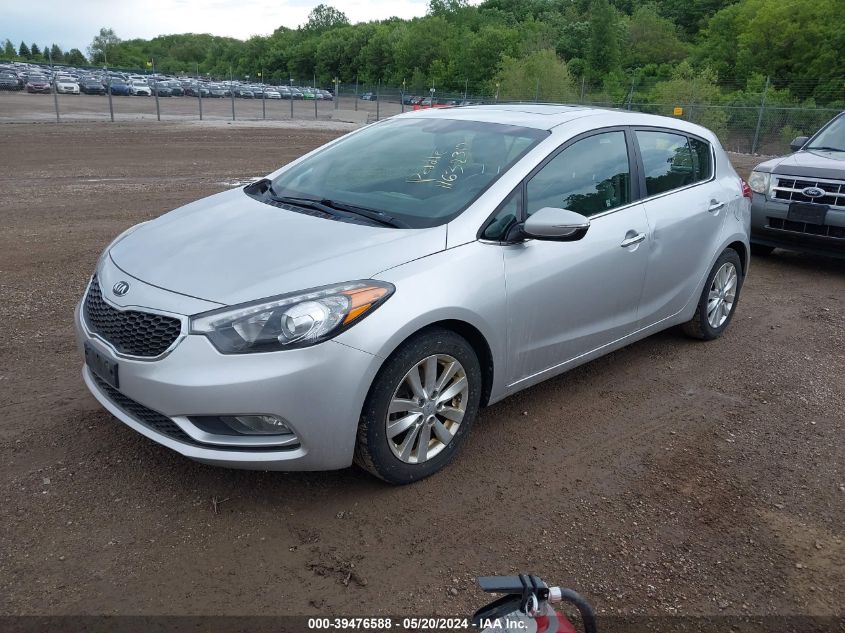 2014 Kia Forte Ex VIN: KNAFX5A87E5165543 Lot: 39476588