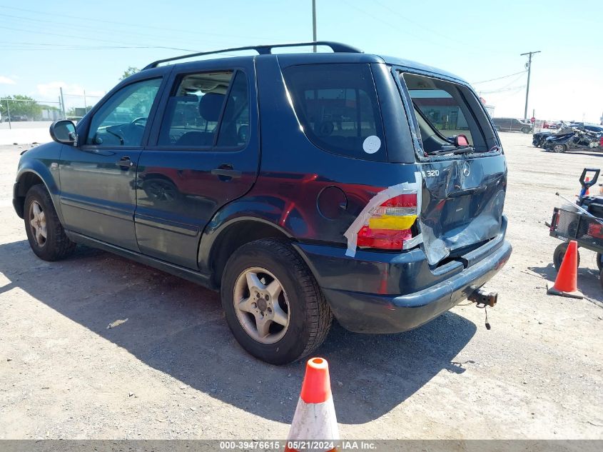 2000 Mercedes-Benz Ml 320 VIN: 4JGAB54E5YA202559 Lot: 39476615