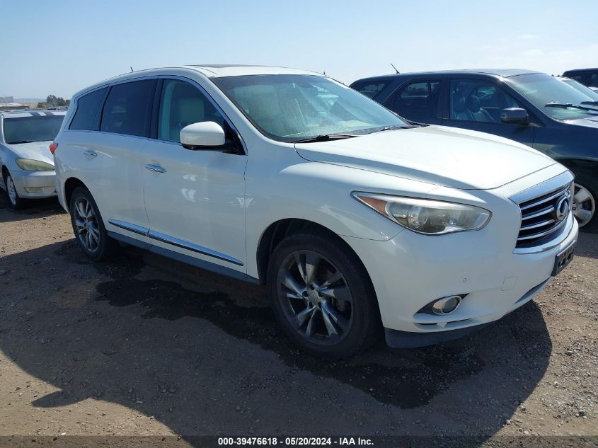 2013 Infiniti Jx35 VIN: 5N1AL0MN5DC314860 Lot: 39476618