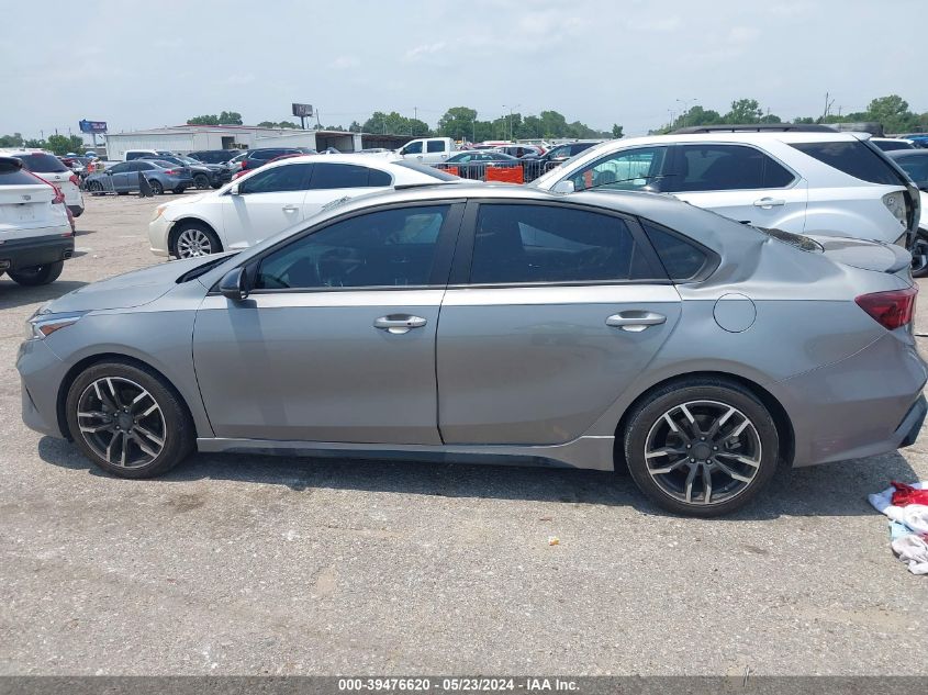 2022 Kia Forte Gt-Line VIN: 3KPF54AD9NE508003 Lot: 39476620