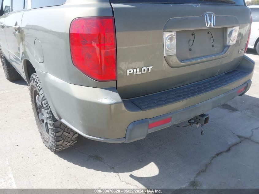2007 Honda Pilot Ex-L VIN: 2HKYF18567H522734 Lot: 39476628