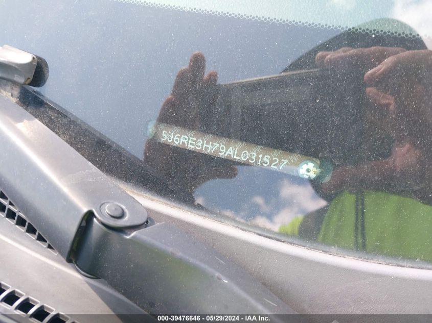 2010 Honda Cr-V Ex-L VIN: 5J6RE3H79AL031527 Lot: 39476646