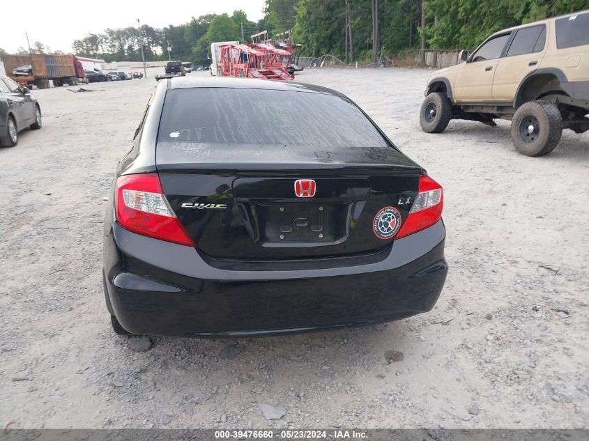2012 Honda Civic Lx VIN: 2HGFB2F59CH323290 Lot: 39476660