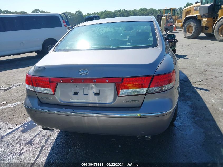 KMHFCU6F66A058827 2006 Hyundai Azera