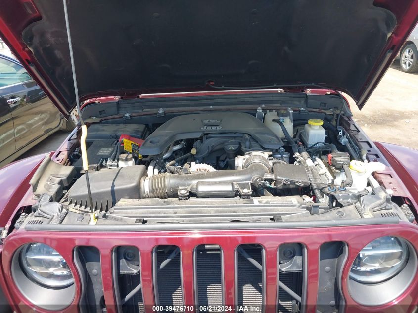 2021 Jeep Gladiator Rubicon 4X4 VIN: 1C6JJTBG3ML539527 Lot: 39476710